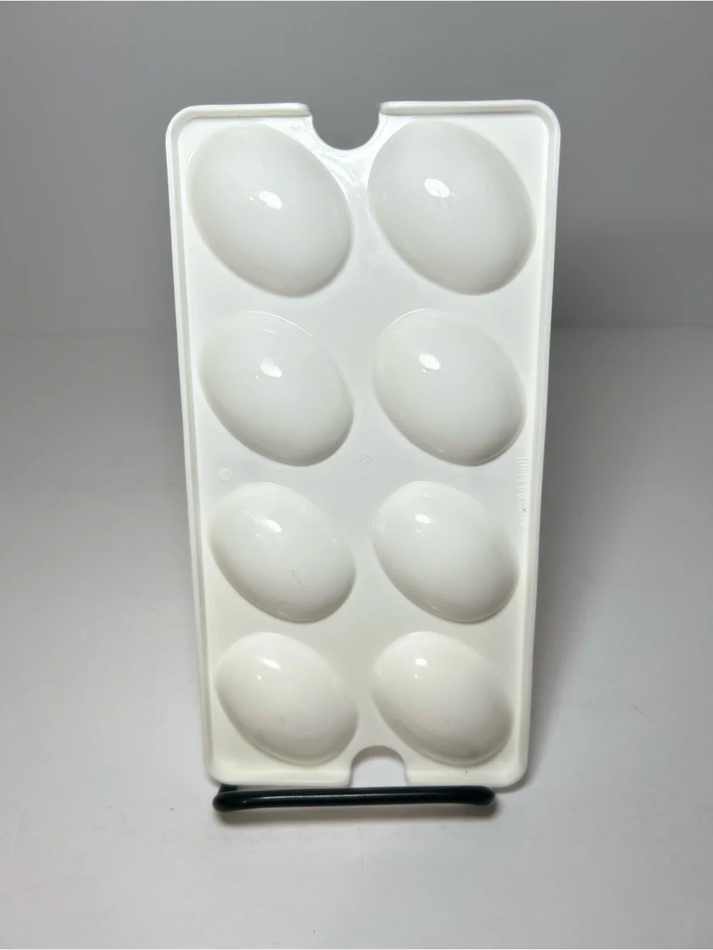 Tupperware 665-5 Deviled Egg Tray Keeper Inserts Holds 8 Eggs Replacement White